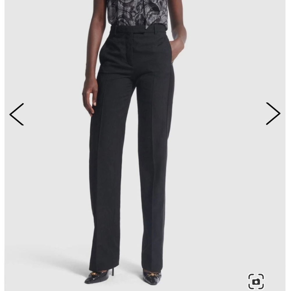 Versace Collection Women's Wool and Cashmere Dress Pants 48 New